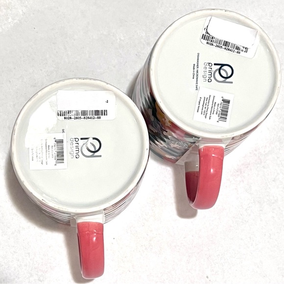 Prima Design WE’RE ALL IN THIS TOGETHER Ceramic Mug Set White/Pink/Multi 21oz - Picture 11 of 12